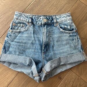 garage jean shorts - size 0